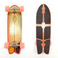 Coral Bamboo Surfskate (32”) — Surf-Style Cruiser | Limited Batch