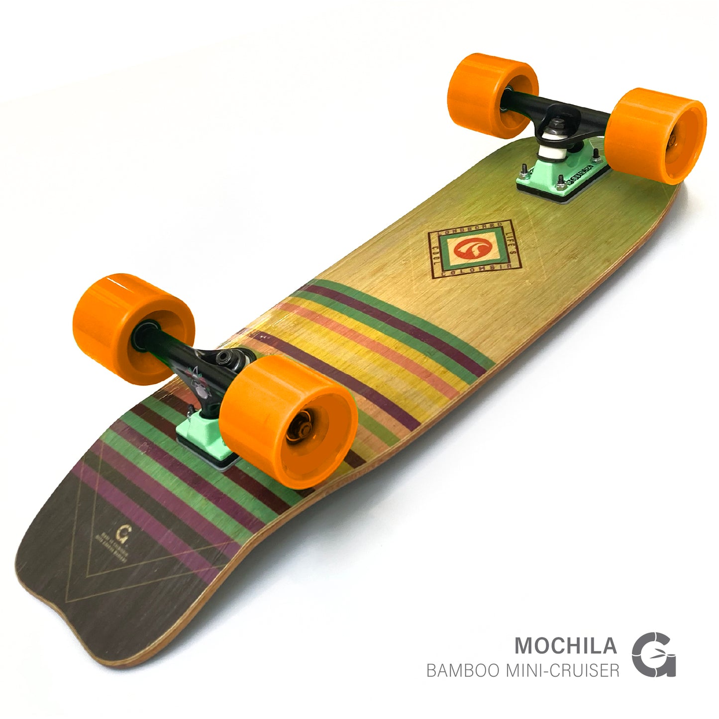 Mochila Bamboo Cruiser (24”) — Ultra-Portable Cruiser Skateboard | Limited Batch