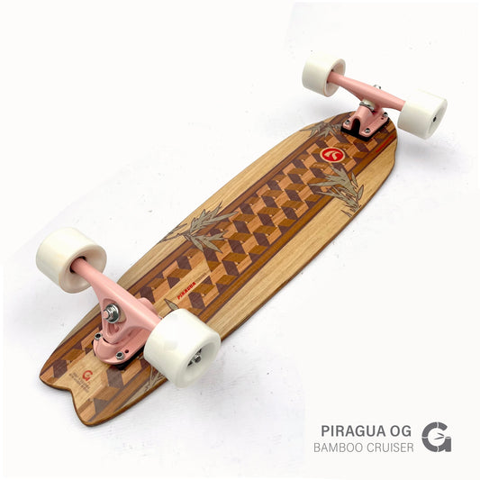 Piragua OG “Tayrona” Bamboo Cruiser (32”) — Easy Cruiser & City Ride | Limited Batch