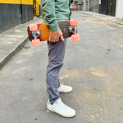 Tutu “Eclipse” Bamboo Mini Skateboard (18.5”) — Ultra-Compact Cruiser | Limited Batch