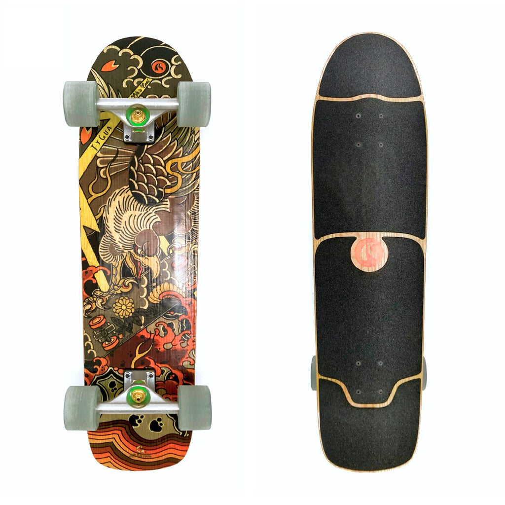 Tygua “Águila” Bamboo Cruiser Skateboard (31”) — Hybrid Street & Cruiser | Limited Batch